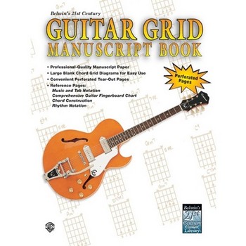 Belwin's 21st Century Guitar Grid Manuscript Book