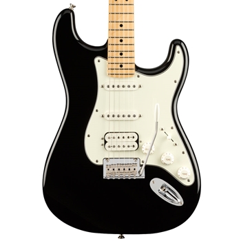 Fender Player Stratocaster HSS Electric Guitar, Maple Fingerboard, Black