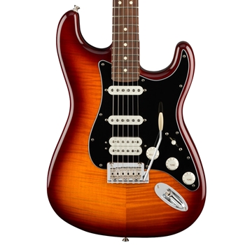 Fender Player Stratocaster HSS Plus Top Electric Guitar, Pau Ferro Fingerboard, Tobacco Sunburst