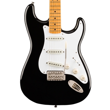Squier Classic Vibe '50s Stratocaster Electric Guitar, Maple Fingerboard, Black