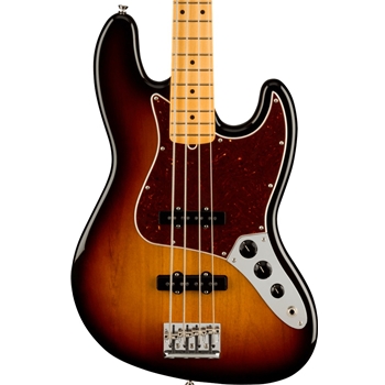 Fender American Professional II Jazz Bass Electric Bass Guitar, 3-Color Sunburst