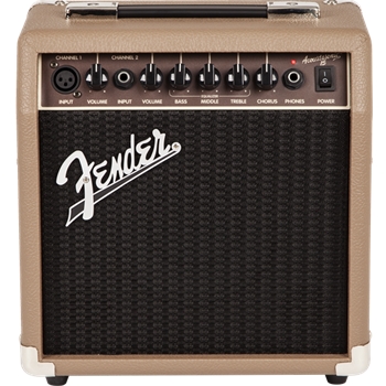 Fender 2313700000 Acoustasonic 15 Acoustic Guitar Amp, 120V