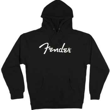 9113017 Fender Spaghetti Logo Hoodie, Black