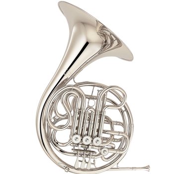 Yamaha YHR-668NII Professional Double French Horn, Nickel-Silver