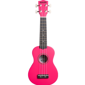 Amahi PNUKRRD Penguin Series Hot Pink Soprano Ukulele