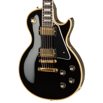Gibson 1968 Les Paul Custom Reissue Electric Guitar, Ebony