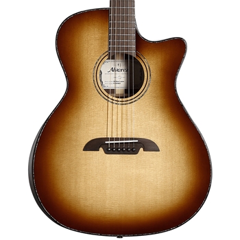Alvarez MG70ce Custom Masterworks Grand Auditorium Acoustic Guitar, Shadowburst