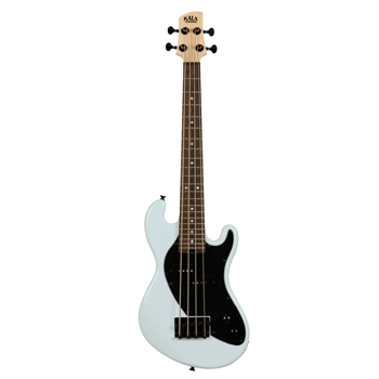 Kala UBASS-SB-LB-FS Solid Body 4-String Powder Blue Fretted U-BASS