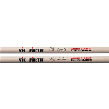 VFSAAC Vic Firth World Classic Alex Acuna Conquistador Clear Timbale Sticks