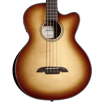 Alvarez AEB70CE Artist Elite Acoustic Bass Guitar with Cutaway and Armrest