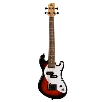 Kala UBASS-SB-TB-FS Solid Body 4-String Tobacco Burst Fretted U-BASS