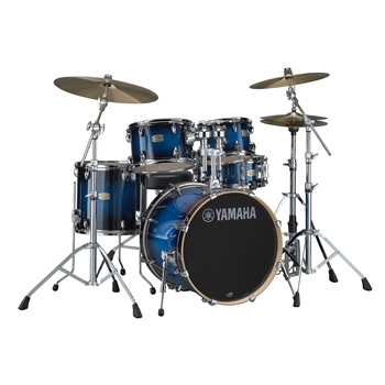 Yamaha 5-Piece Stage Custom Birch Drum Set, Deep Blue Sunburst