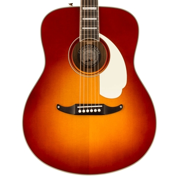 Fender California Vintage Palomino Acoustic Guitarwith Case, Sienna Sunburst