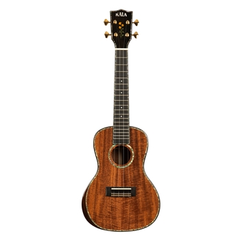 Kala KA-20TH-KOA-C 20th Anniversary Solid Koa Top Mahogany Concert Ukulele with Bag