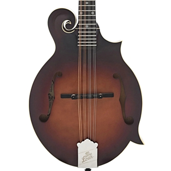 The Loar LM-310F-BRB F Mandolin, Solid Top, Brownburst