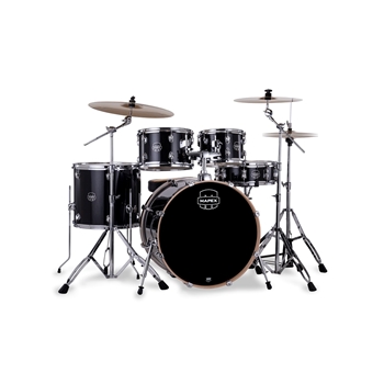 Beacock Music - Mapex Venus 5-Piece Rock Complete Drum Set, 22