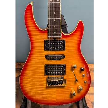 Used Brian Moore IM HSH Solid Body Electric Guitar, Sienna Sunburst