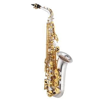 Yamaha  YAS-480SGLK Alto Saxophone, Silver Plated Body, Gold Lacquered Keys