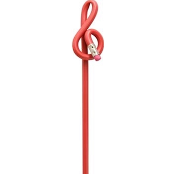 Aim AIM1604A G-Clef Shaped Pencil, Pink