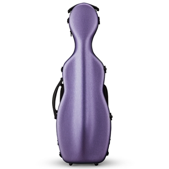 Eastman CAVL3044PUR Pro Polycarbonate Violin Case, Brushed Purple