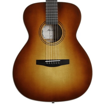 Alvarez LF60e Laureate Folk Acoustic Guitar with Electronics, Sunset