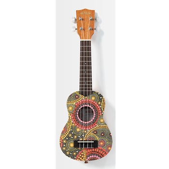 Kala KA-DS-EY-BA-S_W/BAG Evelyn Young Desert Storylines Soprano Ukulele w/Bag