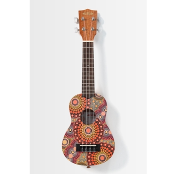 Kala KA-DS-CM-SC-S_W/BAG Chantelle Mulladad Desert Storylines Soprano Ukulele w/Bag