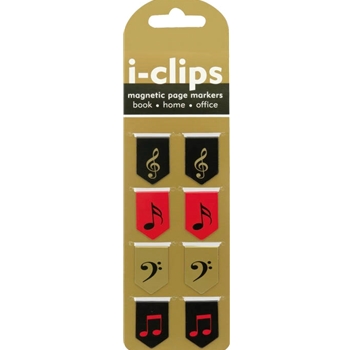 Peter Pauper Press 9781441312518 Music I-Clips Magnetic Page Markers