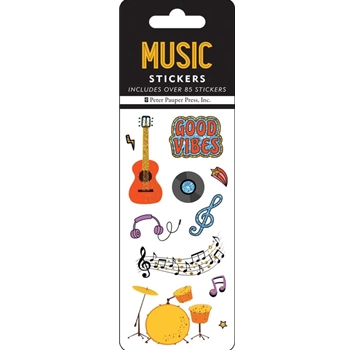 Peter Pauper Press 9781441342270 Music Sticker Set