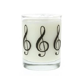 Aim AIM2215 Bass Clef Glass Tumbler