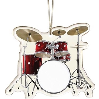 Aim AIM55542 Ornament Red Drum Kit Acrylic
