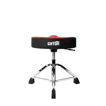 Gator GP-DTH-ASD-RD Red Drum Throne Saddle Seat with Air Ride Height Adjustment