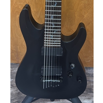 Used Schecter 2005 Diamond Series Damien 7-String Electric Guitar, Black