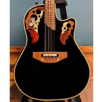 Used Ovation Applause Mandolin with Electronics, Black