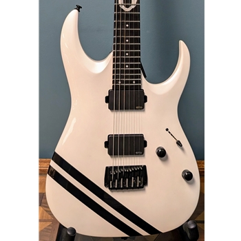 Used Ibanez JBBM40 JB Brubaker Signature Electric Guitar, Pearl White