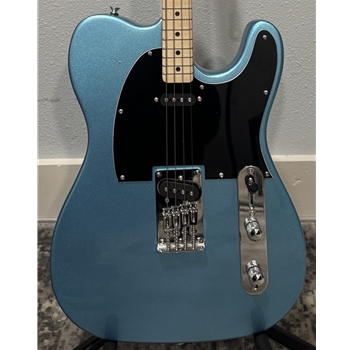 Used Cozart Tele-Style 4-String Tenor Electric Guitar, Blue