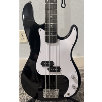 Used Glarry P-Bass Electric Bass Guitar, Black