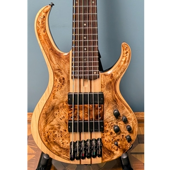 Used Ibanez BTBB46V Workshop Electric Bass Guitar, Antique Brown Stained Low Gloss
