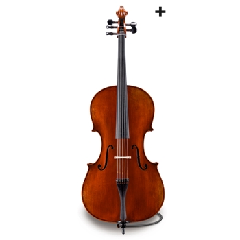 Eastman VC7015G44SBC+ 4/4 Rudoulf Doetsch 5-String Series+ Performance Cello Outfit w/Pickup