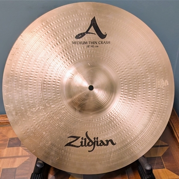 Used Zildjian 18" A Medium Thin Crash Cymbal