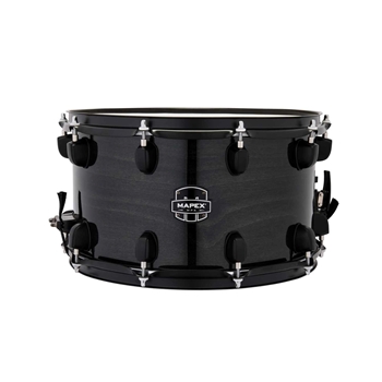 Mapex MPNMP4800BMB 14"X8" Maple/Poplar Hybrid Shell Snare Drum, Trans Midnight Black