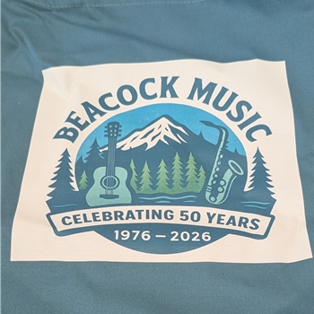 50THANNIVERSARYTOTE Beacock Music 50th Anniversary Tote Bag