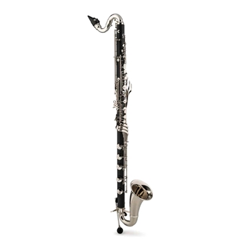 Alpha Low C Bass Clarinet, Nickel Plated Keys, ABS Case, B Stock