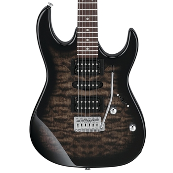Ibanez GRX70QATKS GRX70QA Gio Electric Guitar, Transparent Black Sunburst