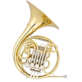 Shires SHRQ21U Q21 Dbl Horn w/ Detachable Bell - Unlacquered