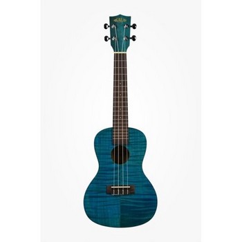 Kala KA-CEMB Blue Exotic Mahogany Concert Uke