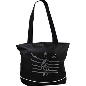 Aim AIM48410 G-Clef Staff Bling Tote