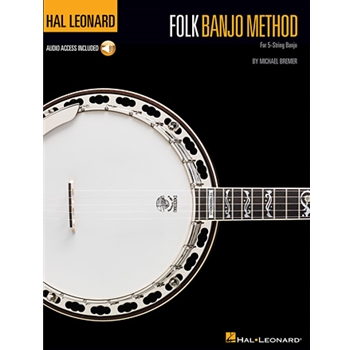 Hal Leonard Folk Banjo Method For 5-String Banjo Banjo