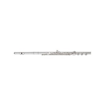 Amadeus AF580-BO Open Hole Flute, Silver Plated Headjoint & Body