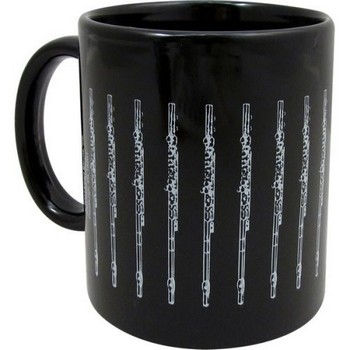 Aim AIM1805 Flute Mug Black and Silver